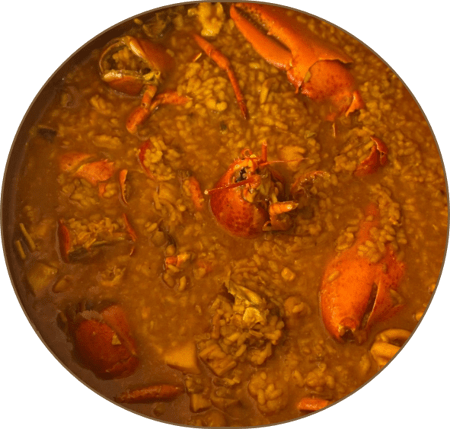 Arroz con bogavantes