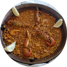 paellas valencianas de marisco